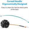 Back Scrubber for Shower,Soft Mesh Long Handle Loofah Body Brush - Ergonomic Shower Sponge, Bathroom Shower Accessories