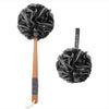 Back Scrubber for Shower,Soft Mesh Long Handle Loofah Body Brush - Ergonomic Shower Sponge, Bathroom Shower Accessories